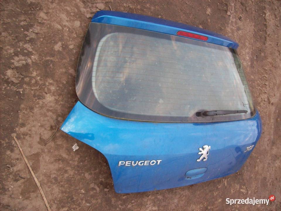 Peugeot 307 Tylna klapa z szyba Karoseria mazowieckie
