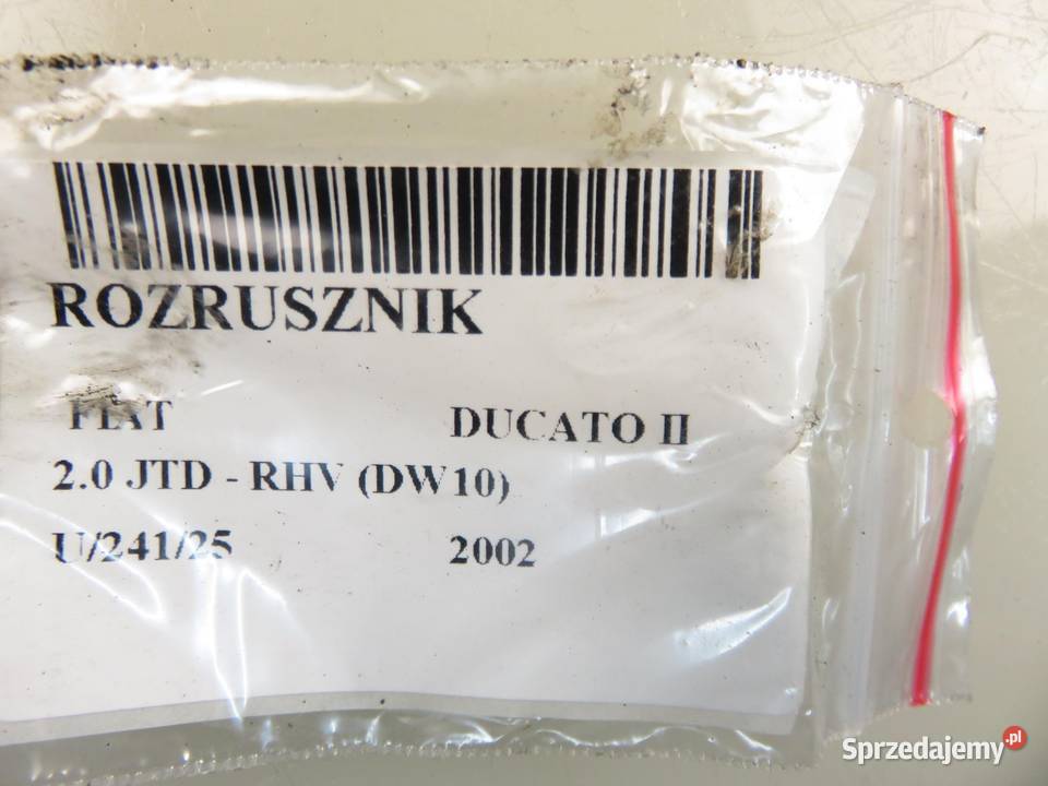 ROZRUSZNIK FIAT DUCATO II 20 JTD D7R26 Układ elektryczny, zapłon sprzedam