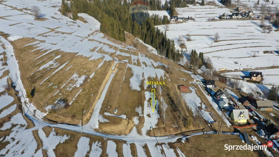 DZIAŁKA Z PANORAMĄ TATR 1070 m Rzepiska