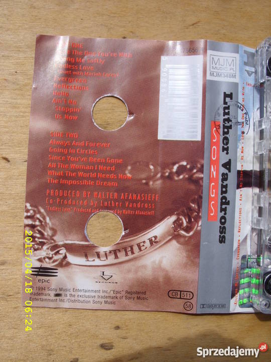 Filmowa kaseta LUTHER VANDROSSONGS