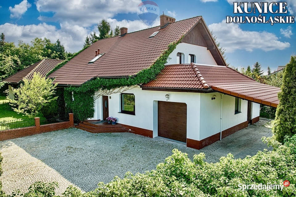Dom z krytym basenem i pięknym ogrodem dolnośląskie Kunice sprzedam