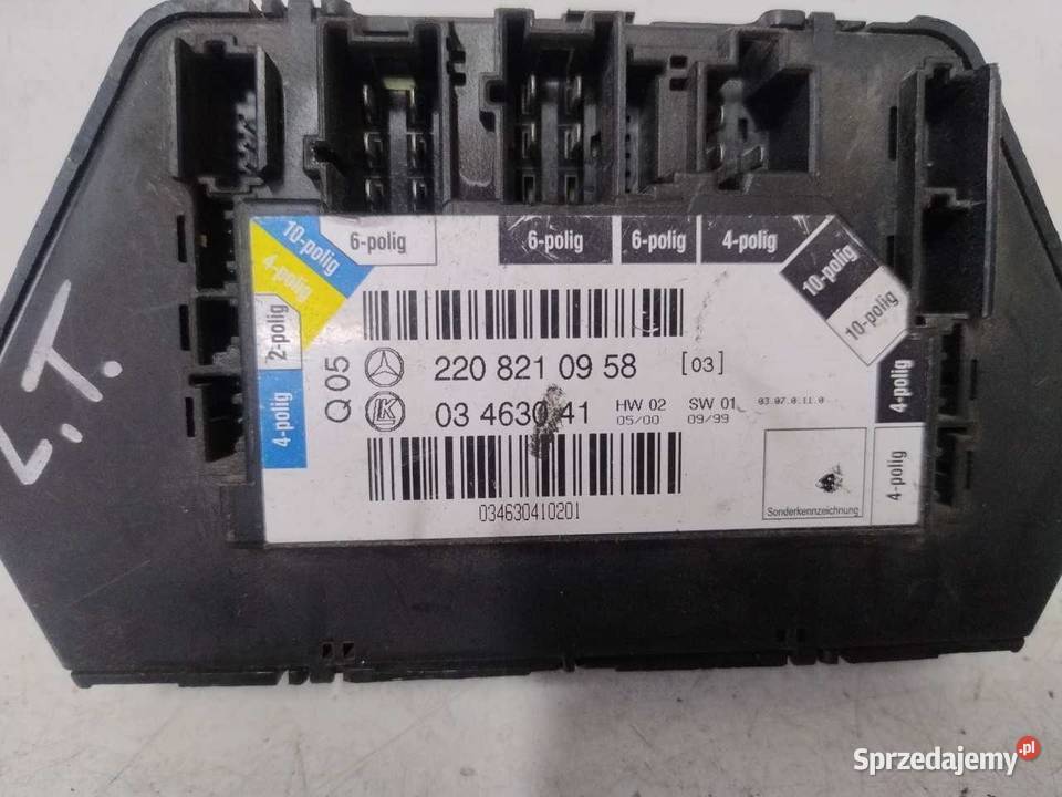 PANEL PODGRZEWANIA FOTELA LEWY TYŁ MERCEDES S