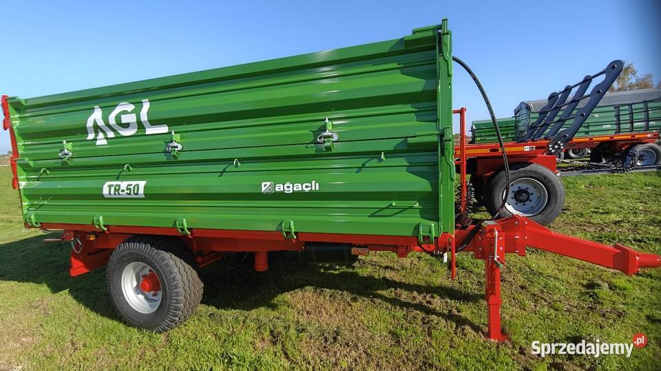 Przyczepa rolnicza jednoosiowa AGL 5 ton z Przyczepy rolnicze