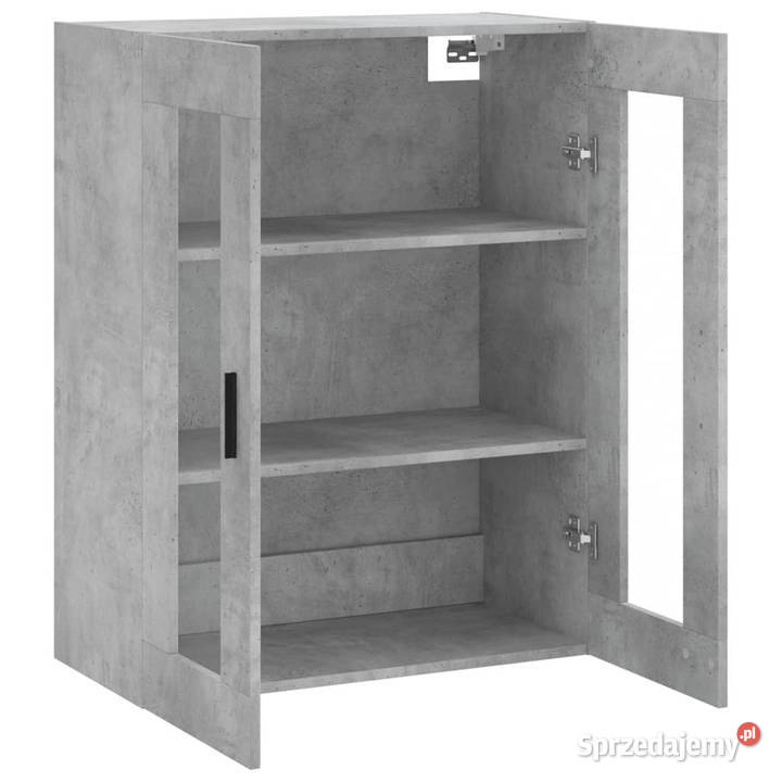 Szafka wisząca szarość betonu 695x34x90 WM828496 Warszawa sprzedam