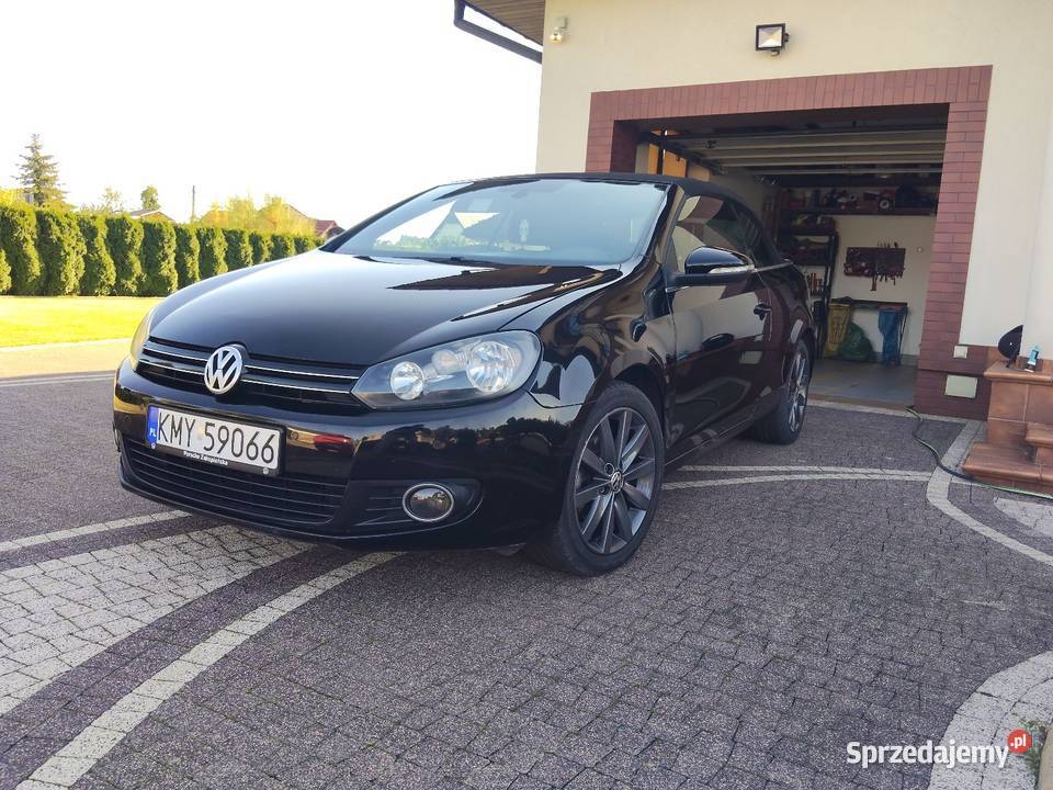 Volkswagen Golf VI Cabrio 16TDI 2012r czujnik parkowania Samochody osobowe Zakliczyn