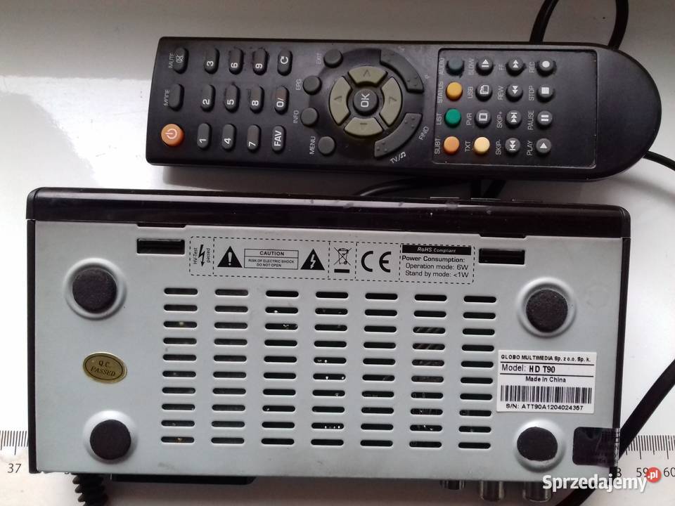 Opticum Dekoder STB HD T90 DVBT pilot HDMI TV Bydgoszcz