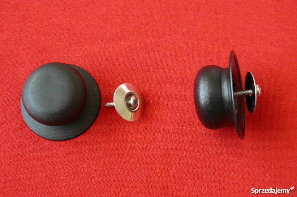 Uchwyt do pokryw gałka czarna NOWA Olkusz