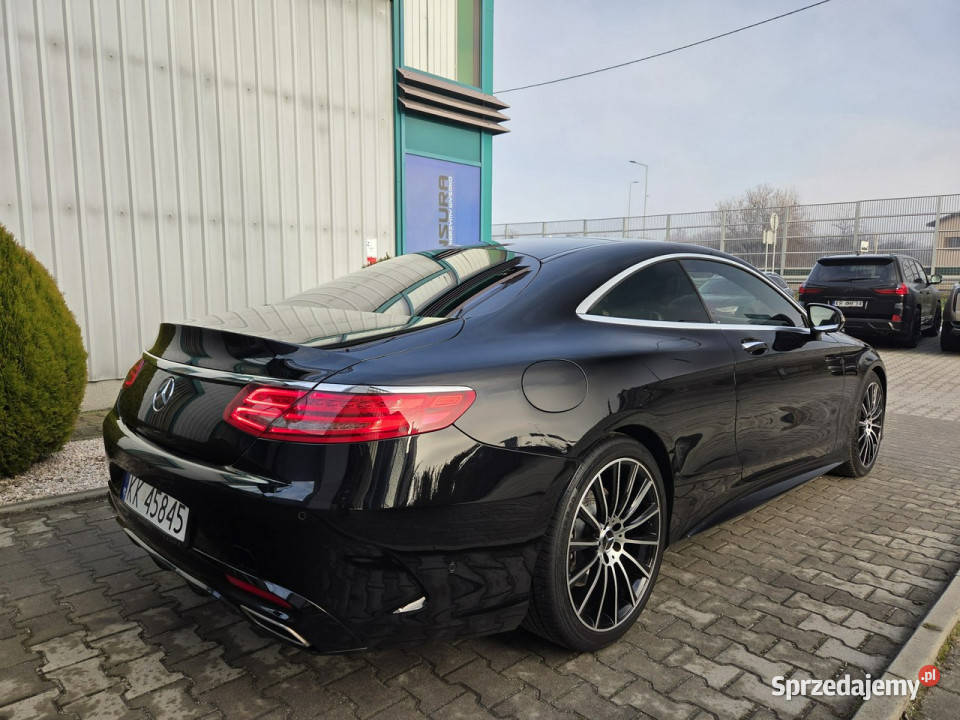 Mercedes S 400 4Matic Coupe Distronic noktowizor Rok produkcji 2017 Węgrzce