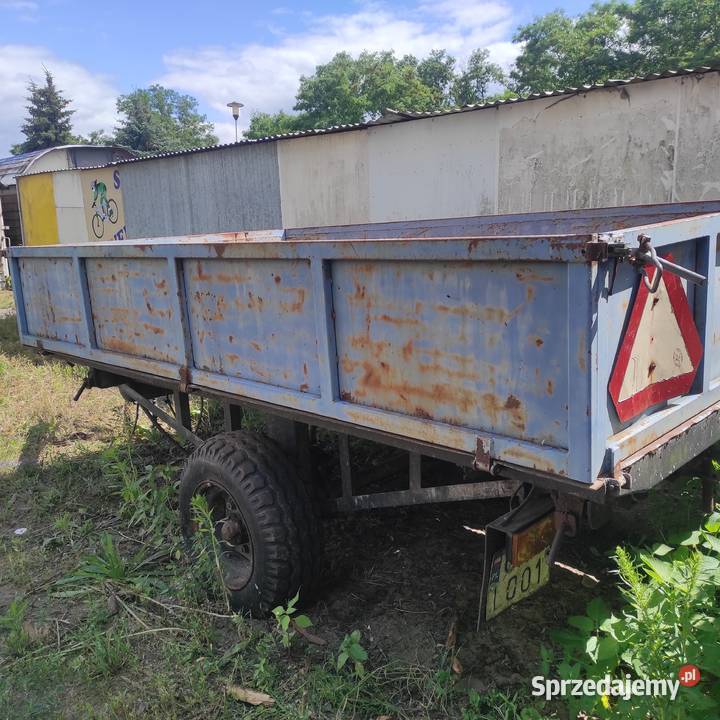 Przyczepa wywrotka rolnicza z kiprem polski sam dmc 3000