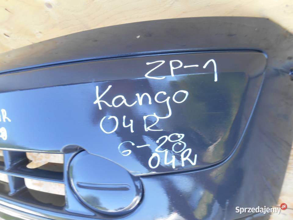 RENAULT KANGOO I VAN 0389 3D LIFT ZDERZAK PRZÓD osobowe wielkopolskie Zbierkowo