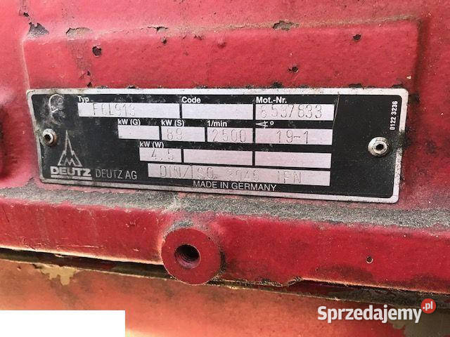 Deutz Fahr F3L913 Silnik Części