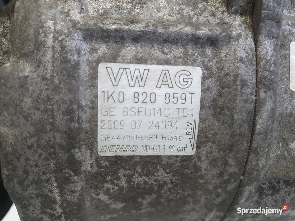 SPRĘŻARKA KLIMATYZACJI VW Golf VI 14 TSI Rudka