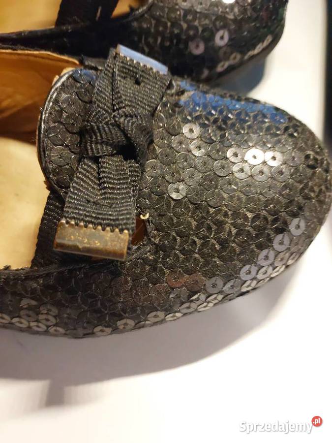 Balerinki czarne cekiny 37 dolnośląskie Wrocław sprzedam