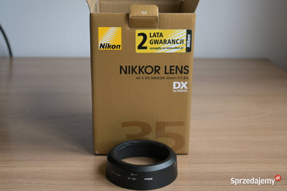 Obiektyw Nikon Nikkor DX 35 mm AFS 18G stan Obiektywy Zwierzyniec sprzedam