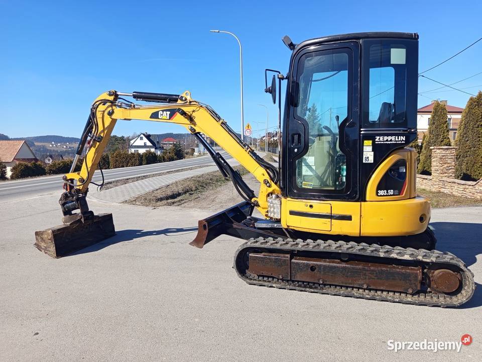 Minikoparka gąsienicowa Cat 3035D Koparki Motoryzacja Chełmiec