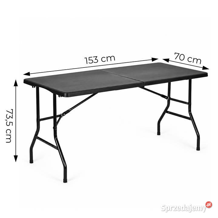 Stół ogrodowy cateringowy 153x70 opolskie