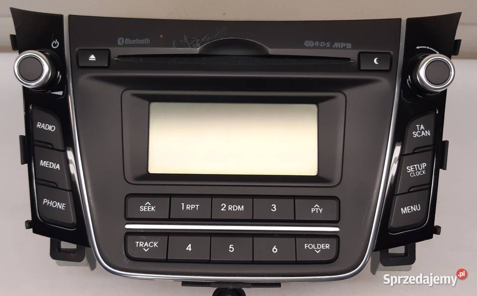 RADIO CD FABRYCZNE HYUNDAI I30 II 96170A6200GU Wyposażenie wnętrza dolnośląskie Mielęcin