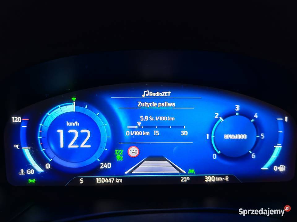 Ford Kuga MK3 STLINE 20 EcoBlue 150 MHEV 2020 czujnik martwego pola