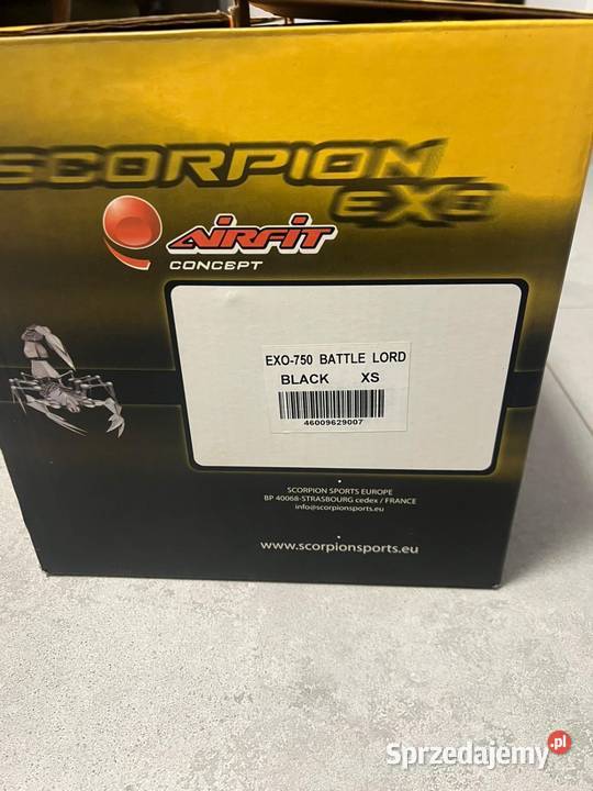 Kask motocyklowy nowy Scorpion rozmiar XS Kępno