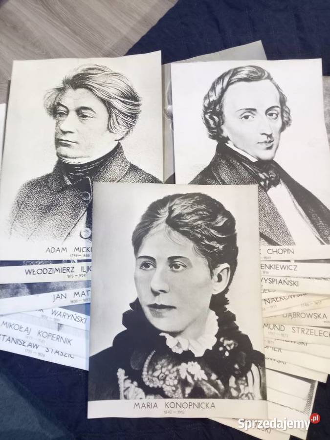 Portrety zestaw BJ Dorys lata 60 Świdnica