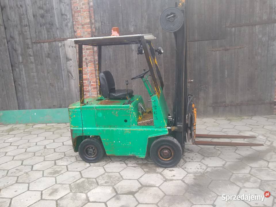 Wózek widłowy triplex diesel rak Linde GPW Kobylin