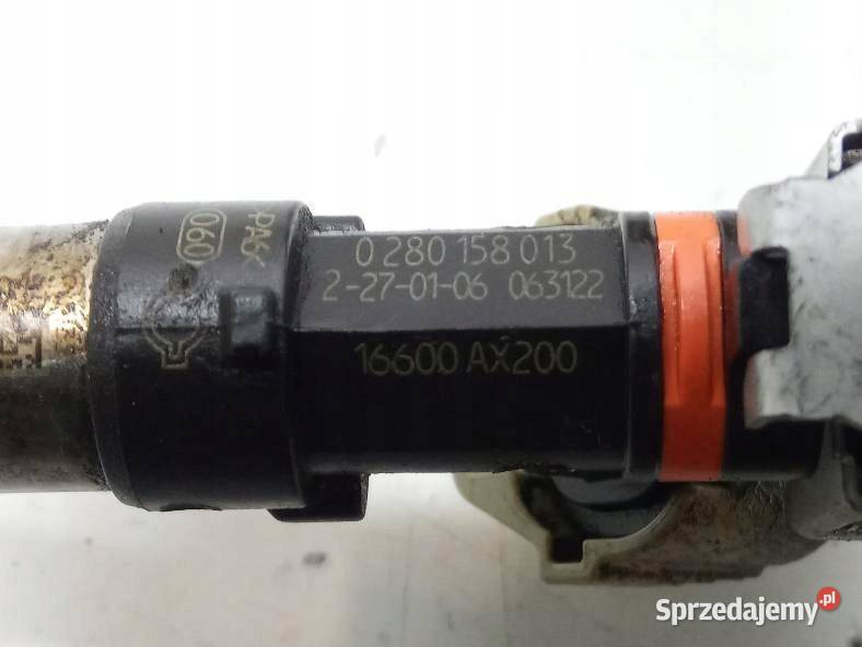 LISTWA WTRYSKOWA 0280158013 14 16V Nissan Note I