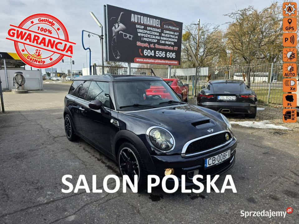 Mini Clubman 20 Diesel 143 Hampton Automat Skóra VAT marża Słupsk sprzedam