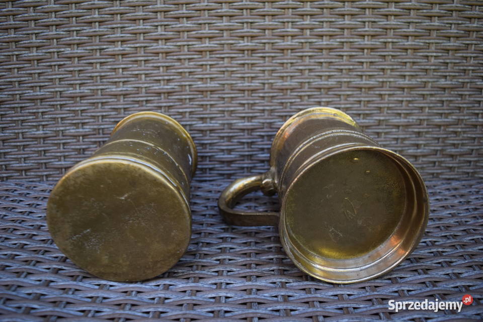 Kufle Mosiężne AntyczneWysokość 15 Okazja