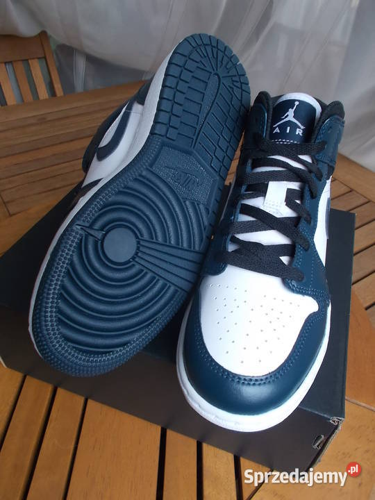 r 375 Nike JORDAN 1 Mid Armory Navy Dark Teal Poznań sprzedam