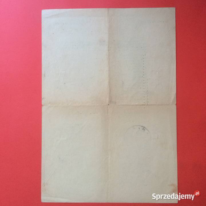 1805 Zezwolenie Na Wywóz Z Wrocławia Krawiec Szczecin