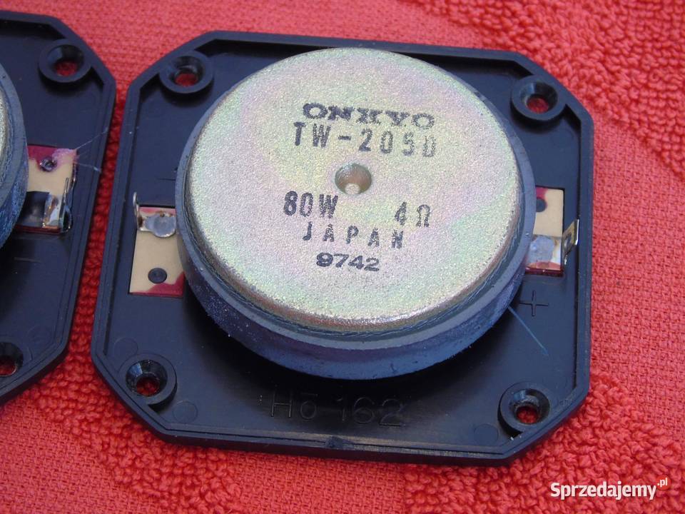 Głośniki wysokotonowe Onkyo TW 2050 para sprawne Jasło