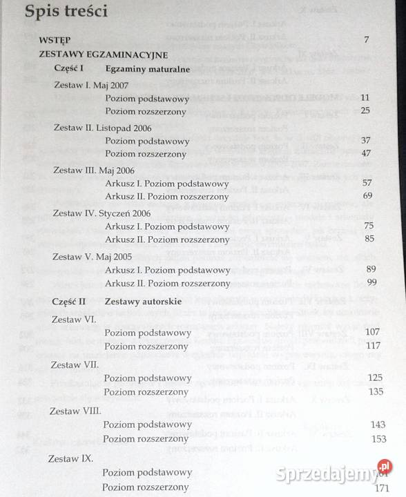 Język Polski Matura 2008 Poziom podst i rozszerz Chełm