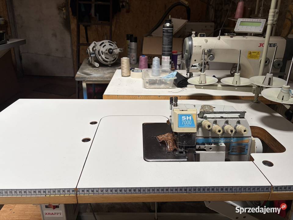 Overlock Kingtex 7004 na serwo silniku