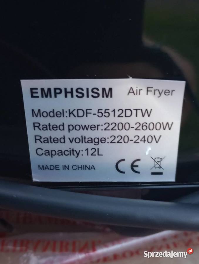 Frytkownica air fryer Zagrodno