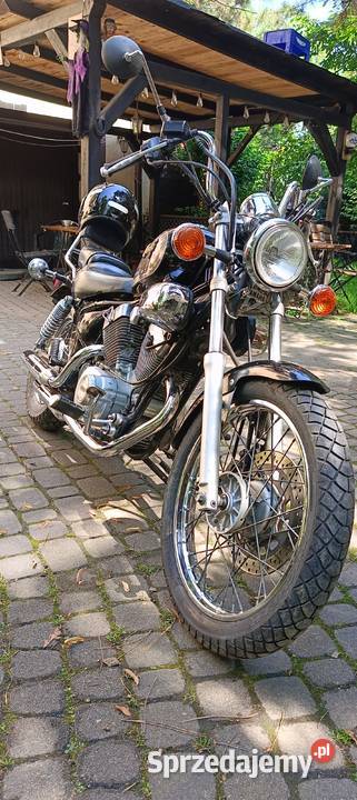 Virago 125 1997 kask blokada stan chopper Kraków sprzedam