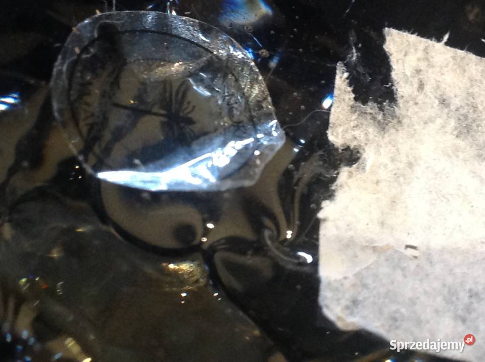 Wazon Szklany Falbanka 2 Grube Szkło Nowa Sól