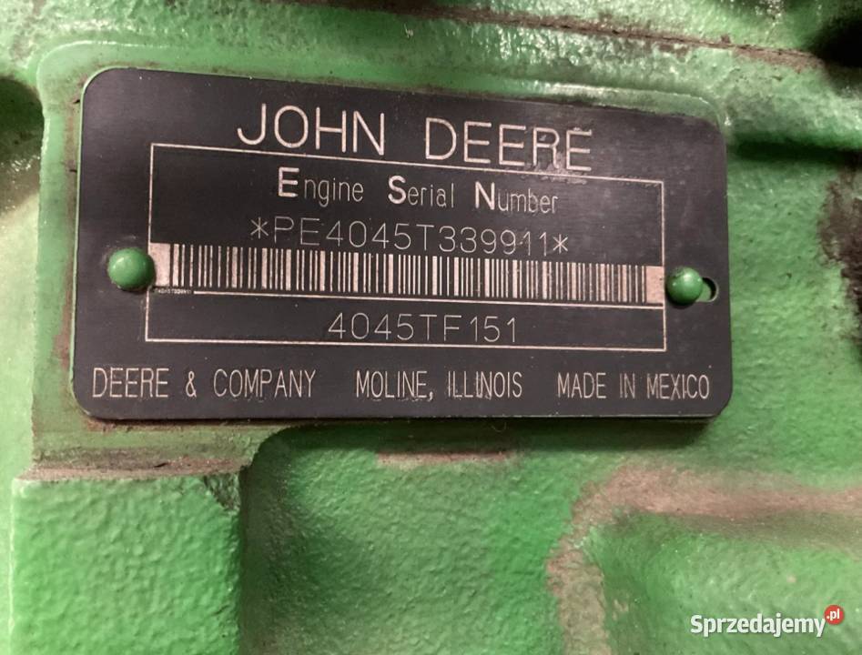 John Deere PowerTech 45L model 4045TF151 Poznań