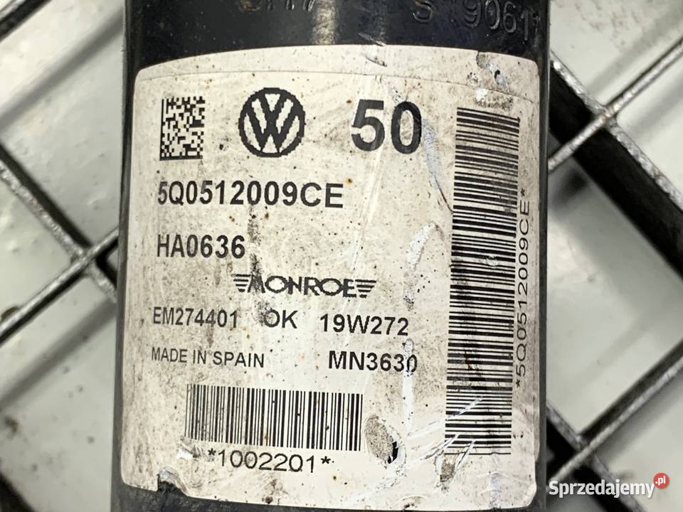 AMORTYZATOR PRAWY TYŁ SEAT LEON III Hatchback podkarpackie