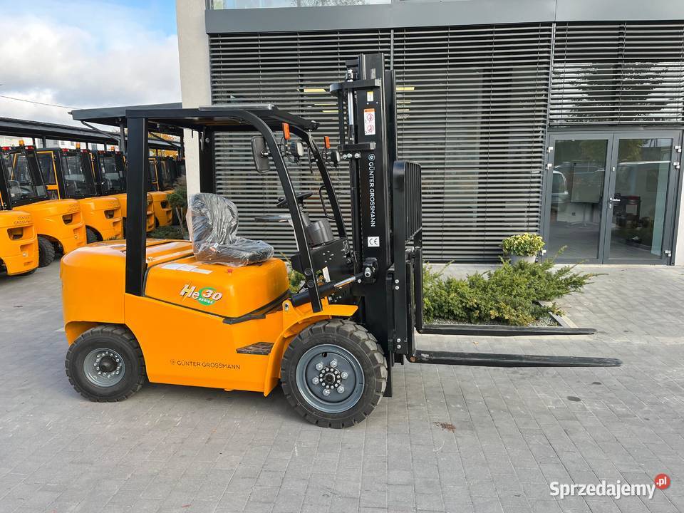 Nowy elektryczny wózek widłowy 3T 33m Gunter Motoryzacja Olsztyn