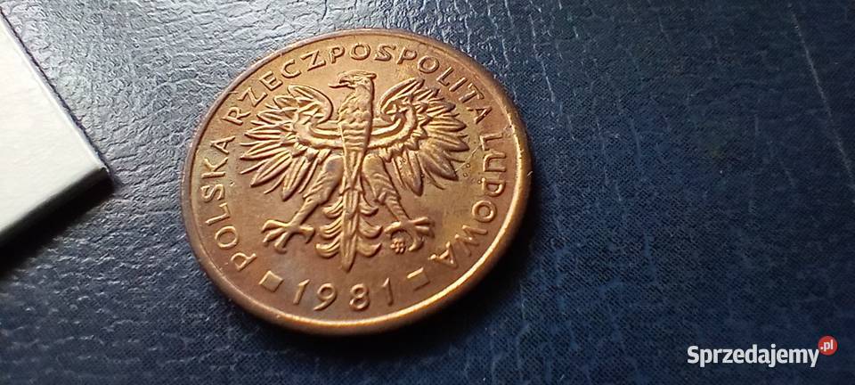 Stare monety 2 złote 1981 PRL Polska cudo Lesko