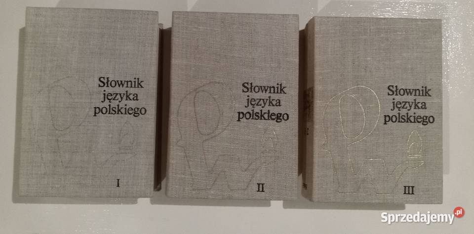 Słownik języka polskiego PRL 3 tomy Warszawa sprzedam