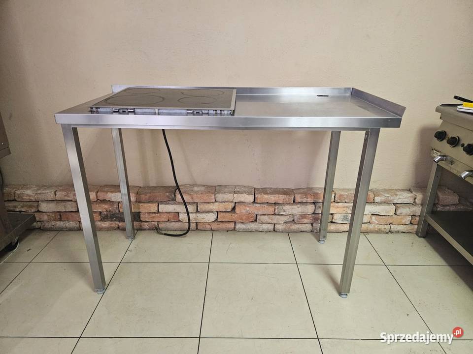 Stół gastronomiczny z PŁYTĄ INDUKCJĄ stal Pszczyna