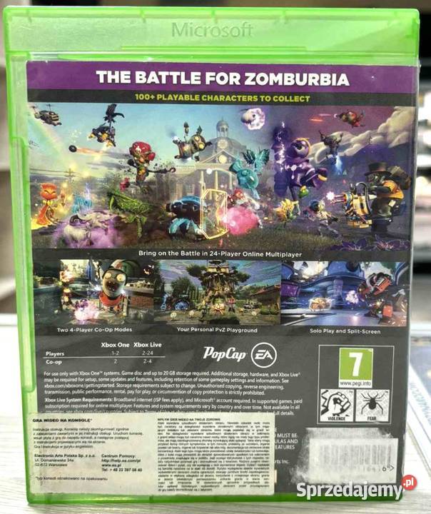 Xbox One Plants vs Zombie GW2 Elbląg