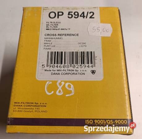 FILTR OLEJU Filtron OP 5942 OP5942 Renault Chełm sprzedam