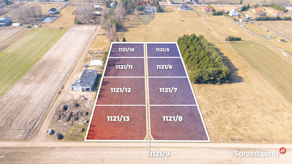 Działki pod budowę domu Węgrów Nowiny sprzedam