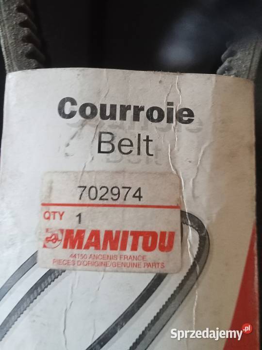 Pasek alternatora Manitou 702974 Rudno