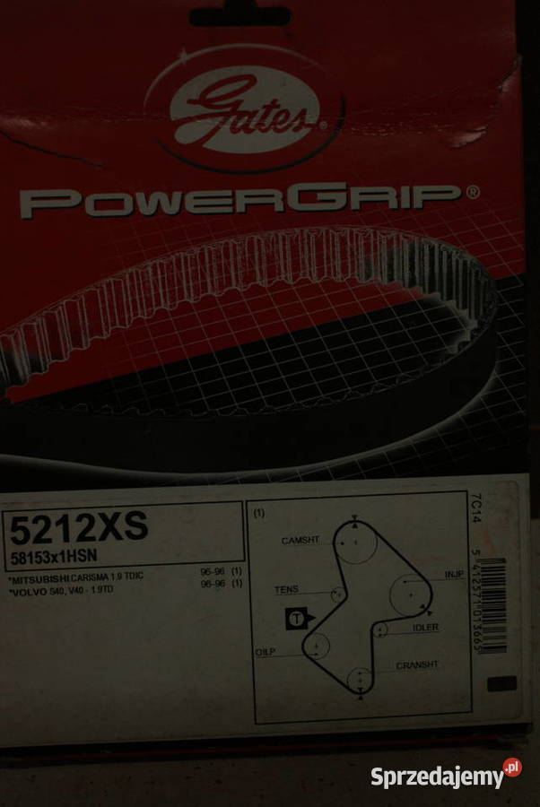5212XS GATES PASEK ROZRZĄDU MITSUBISHI VOLVO19TD Białobrzegi