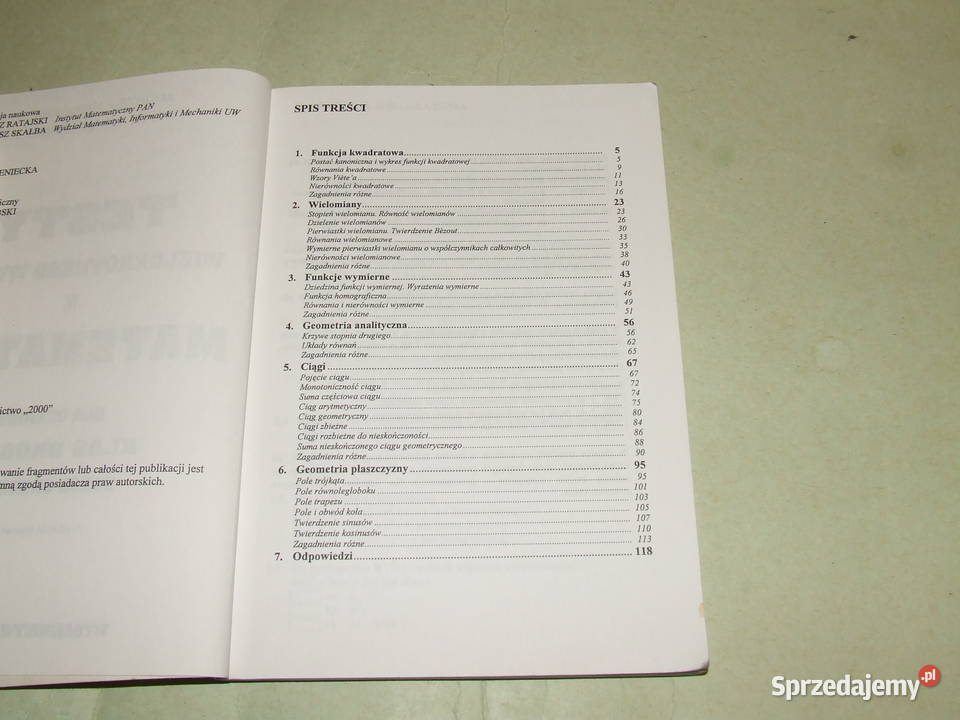 Geometria Zbiór zadań Testy wielokrotnego wyboru Oborniki Śląskie