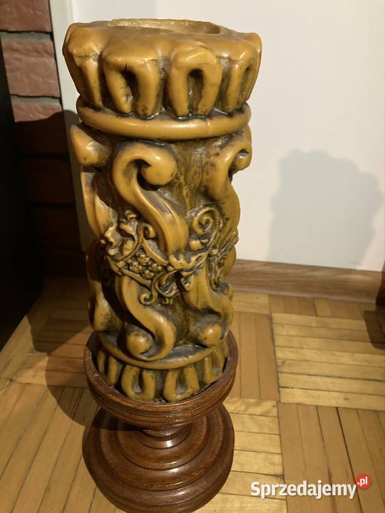 Duża świeca ręcznie rzeźbiona lubelskie Świdnik sprzedam