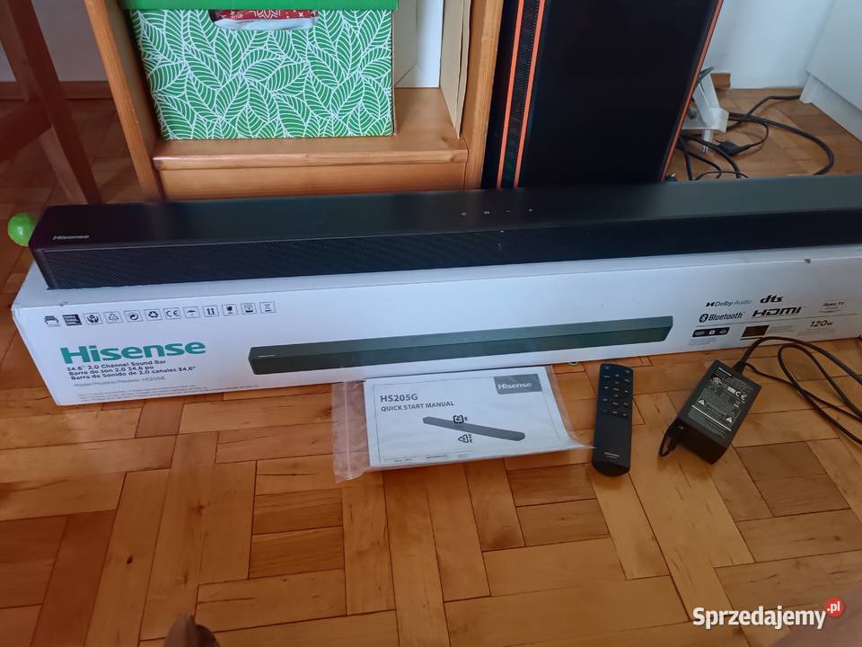 Soundbar HISENSE HS205G 120 W 20kanałowy HDMI Libiąż